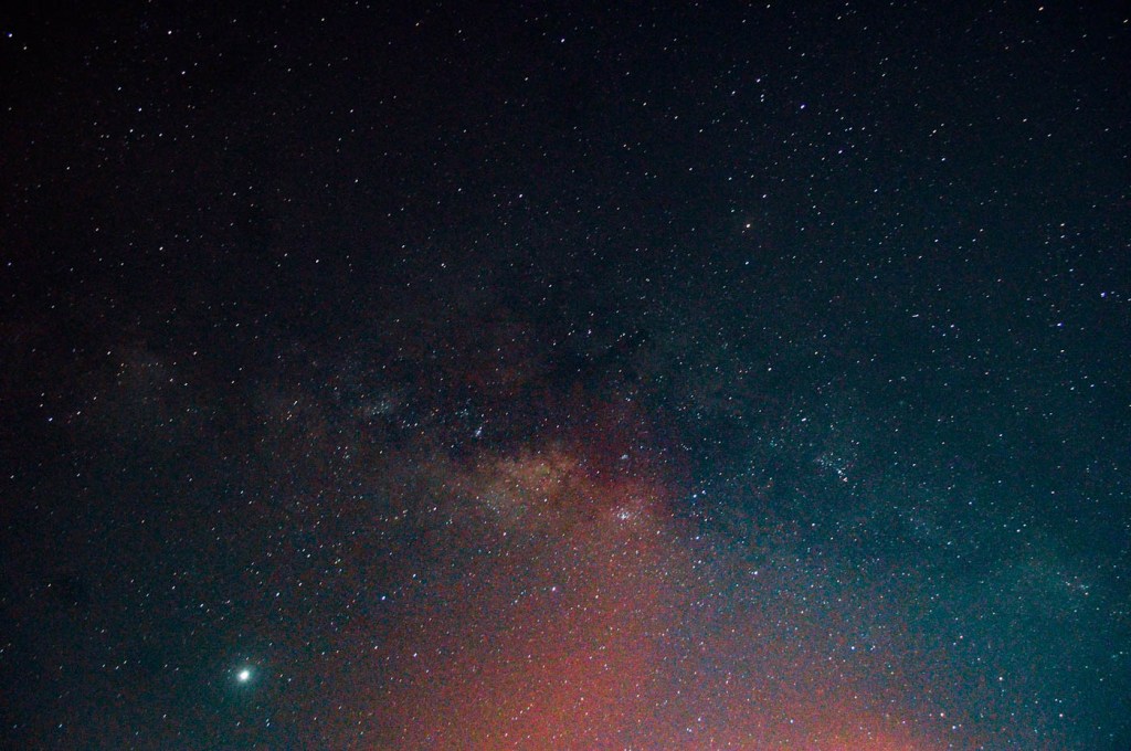 Alguns registros de estrelas, planetas e do centro da Via&nbsp;Láctea