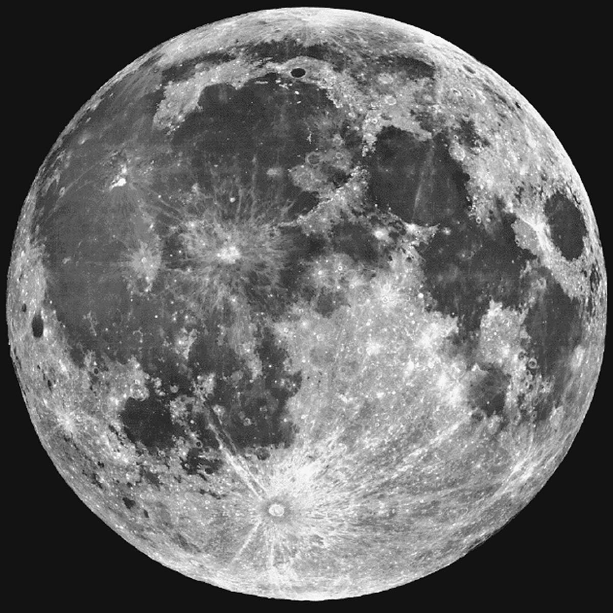 A Lua na mira do Hubble