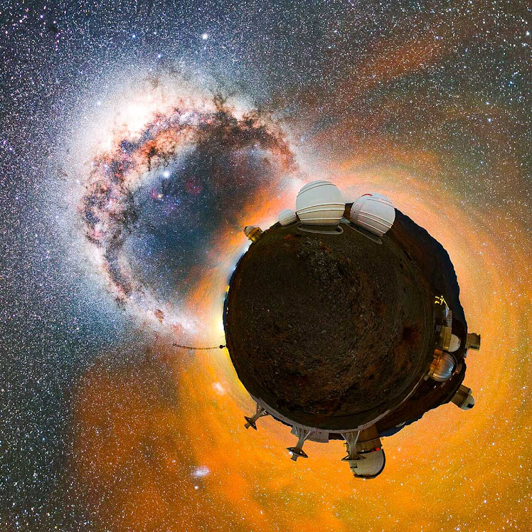 O ‘planeta’ La Silla e a Via Láctea