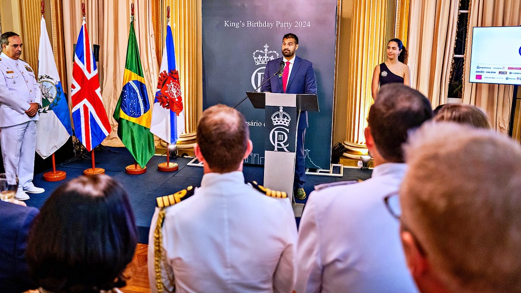 Celebração do aniversário do Rei Charles III no Rio de Janeiro reforça laços entre Reino Unido e&nbsp;Brasil