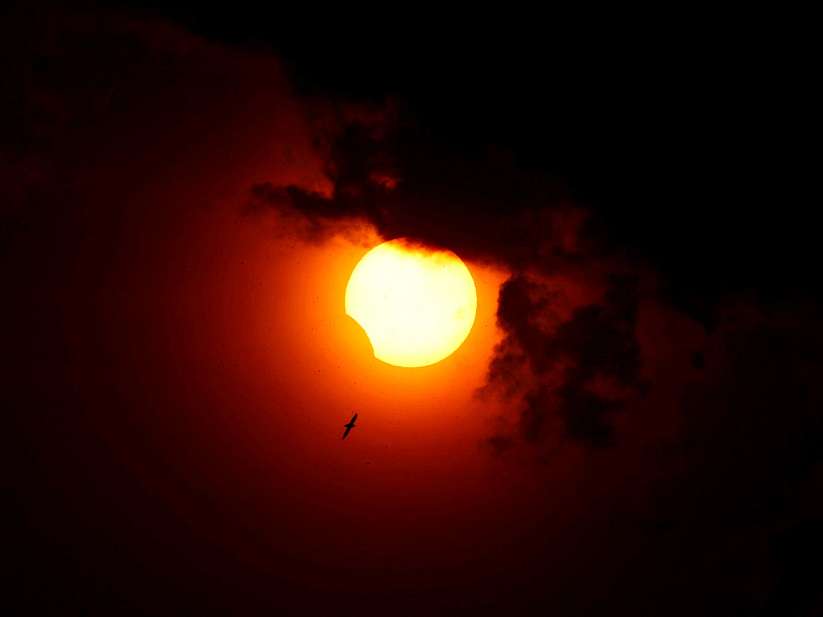 Eclipse parcial do Sol é visto em parte do Brasil