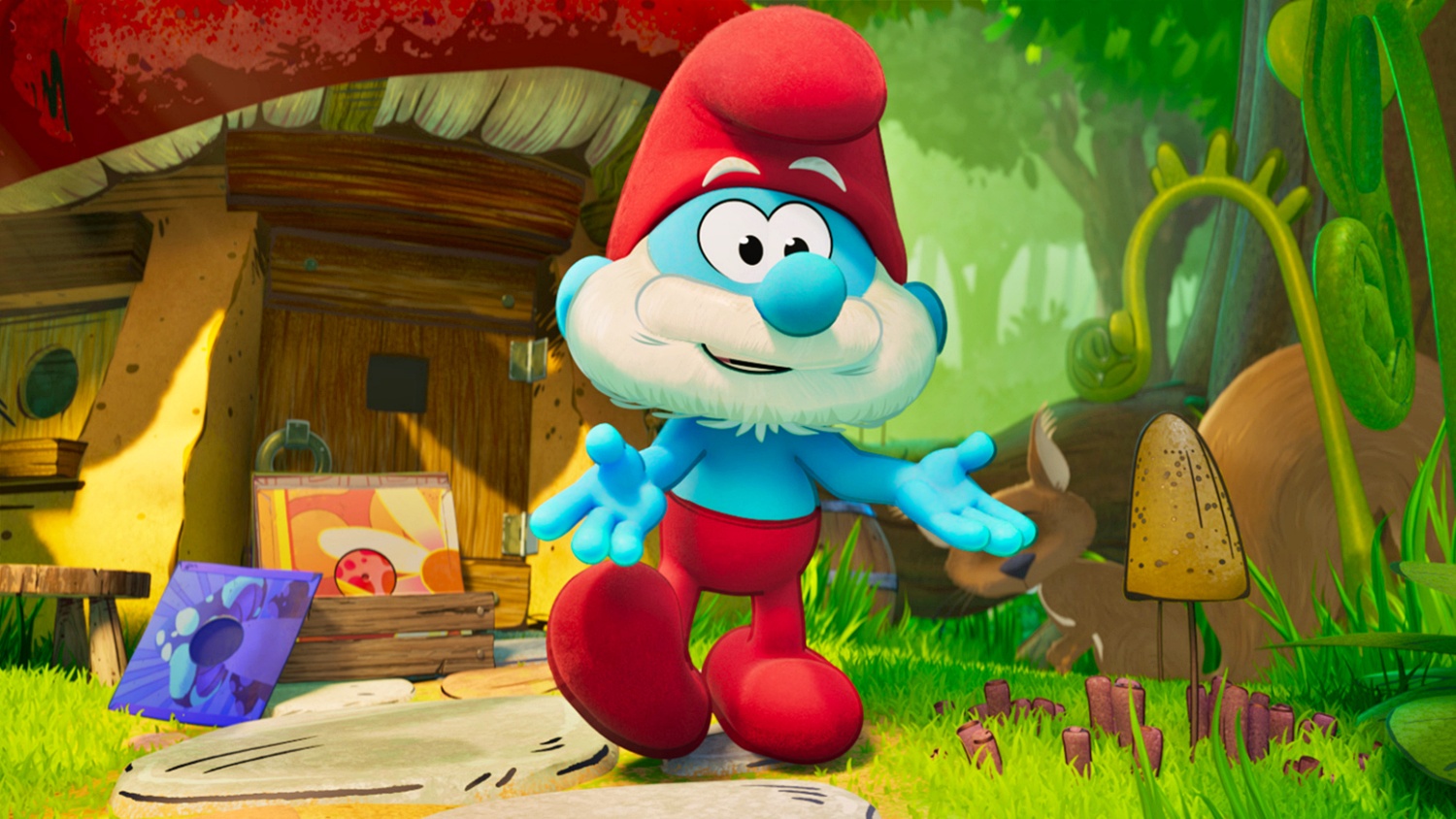 Em novo trailer, 'Smurfs' embarcam em aventura para salvar Papai Smurf: com dublagem de Bruno Gagliasso, Jennifer Nascimento, Diego Martins e Tatá Estaniecki, longa chega aos cinemas nacionais em 17 de julho