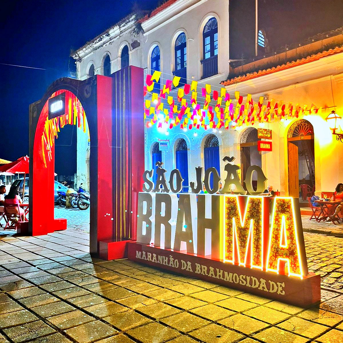 ‘São João da Brahmosidade’ celebra cultura maranhense, e leva tradição do Boi de Maracanã ao Bar do Porto