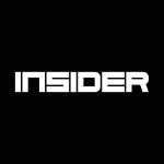 Logotipo da Insider em letras brancas sobre fundo preto.