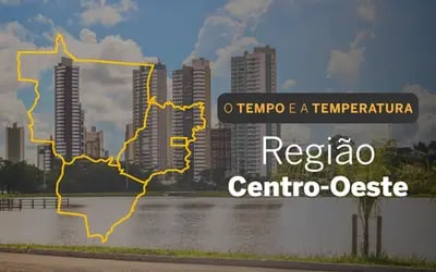 O TEMPO E A TEMPERATURA: quinta (21) com tempo firme em todo o Centro-Oeste