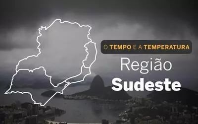 O TEMPO E A TEMPERATURA: quinta (28) com chuvas isoladas na Região Sudeste