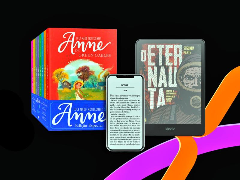 Amazon lança Book Friday com até 70% off em livros