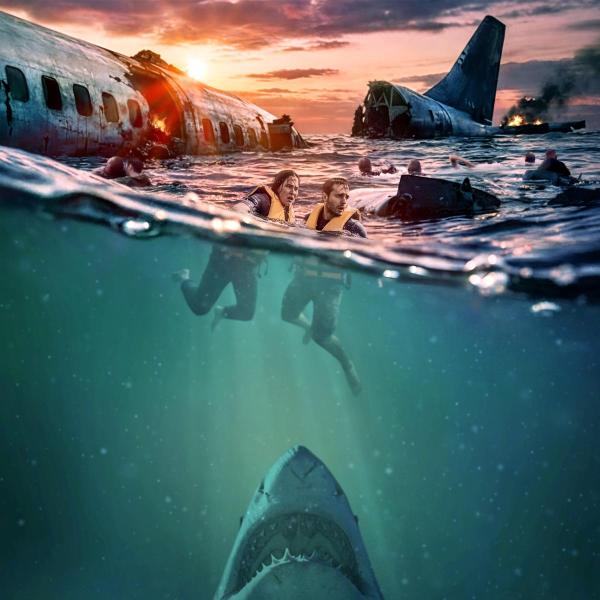 Tubarões e queda aérea: suspense extremo ganha teaser