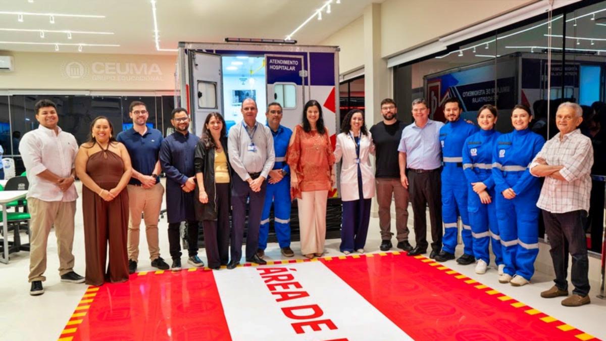 Ceuma inaugura primeiro simulador de ambulância do Maranhão