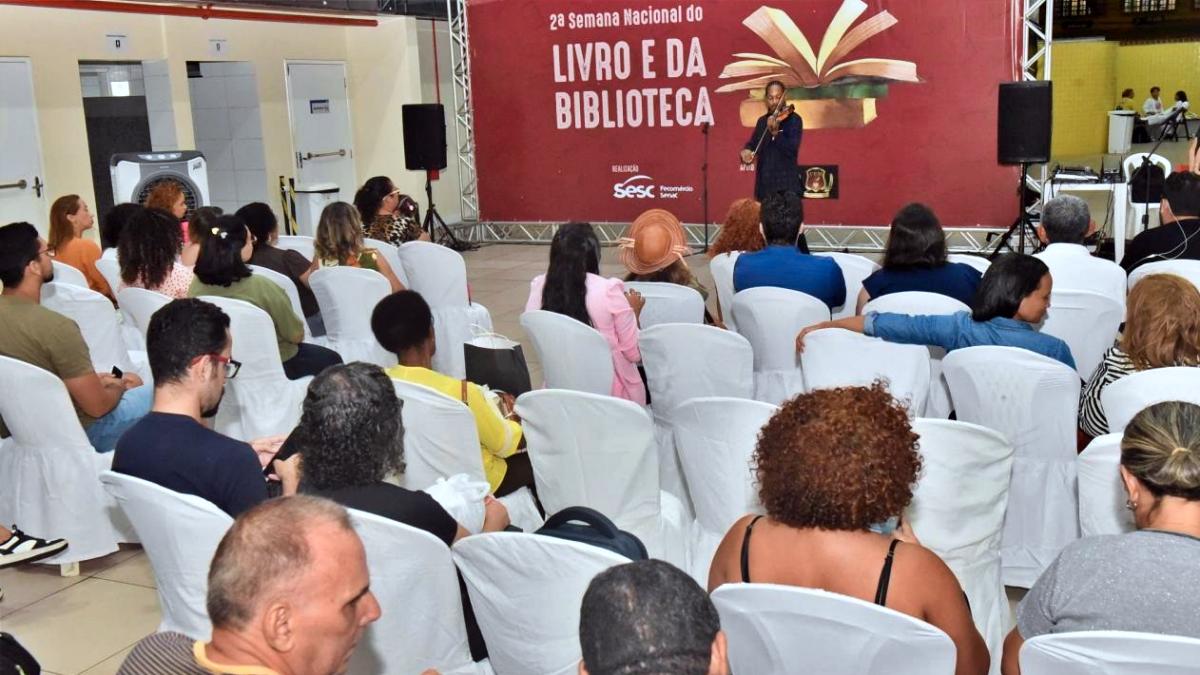 Sesc promove semana literária com livros, oficinas e sarau