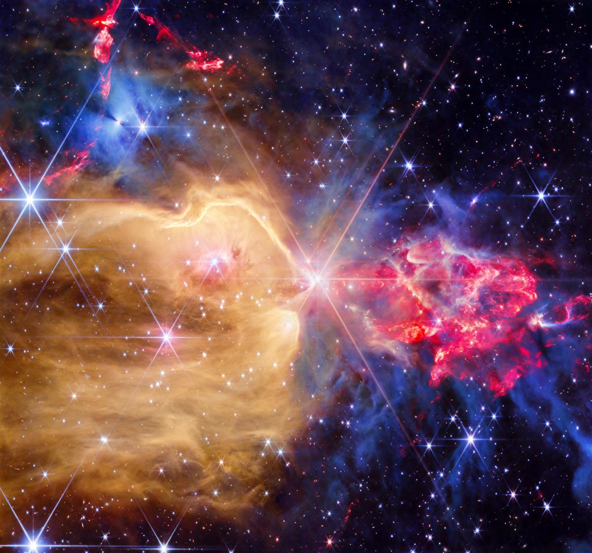 James Webb revela berçário de estrelas a 3,3 mil anos-luz